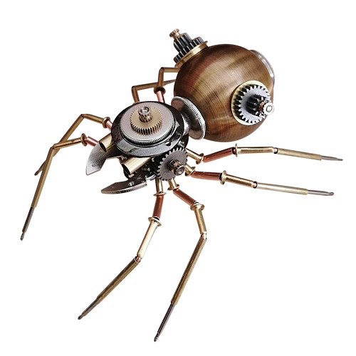 (Spider) Mechanical Sculpture 3D Metal Model Kits Gaming Room Decor