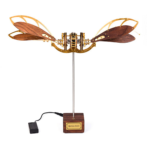 Mysterious Aircraft Dynamic Mechanical Sculpture 3D Metal Model Kits Gaming Room Decor