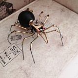 (Black Spider) Mechanical Sculpture 3D Metal Model Kits Gaming Room Decor