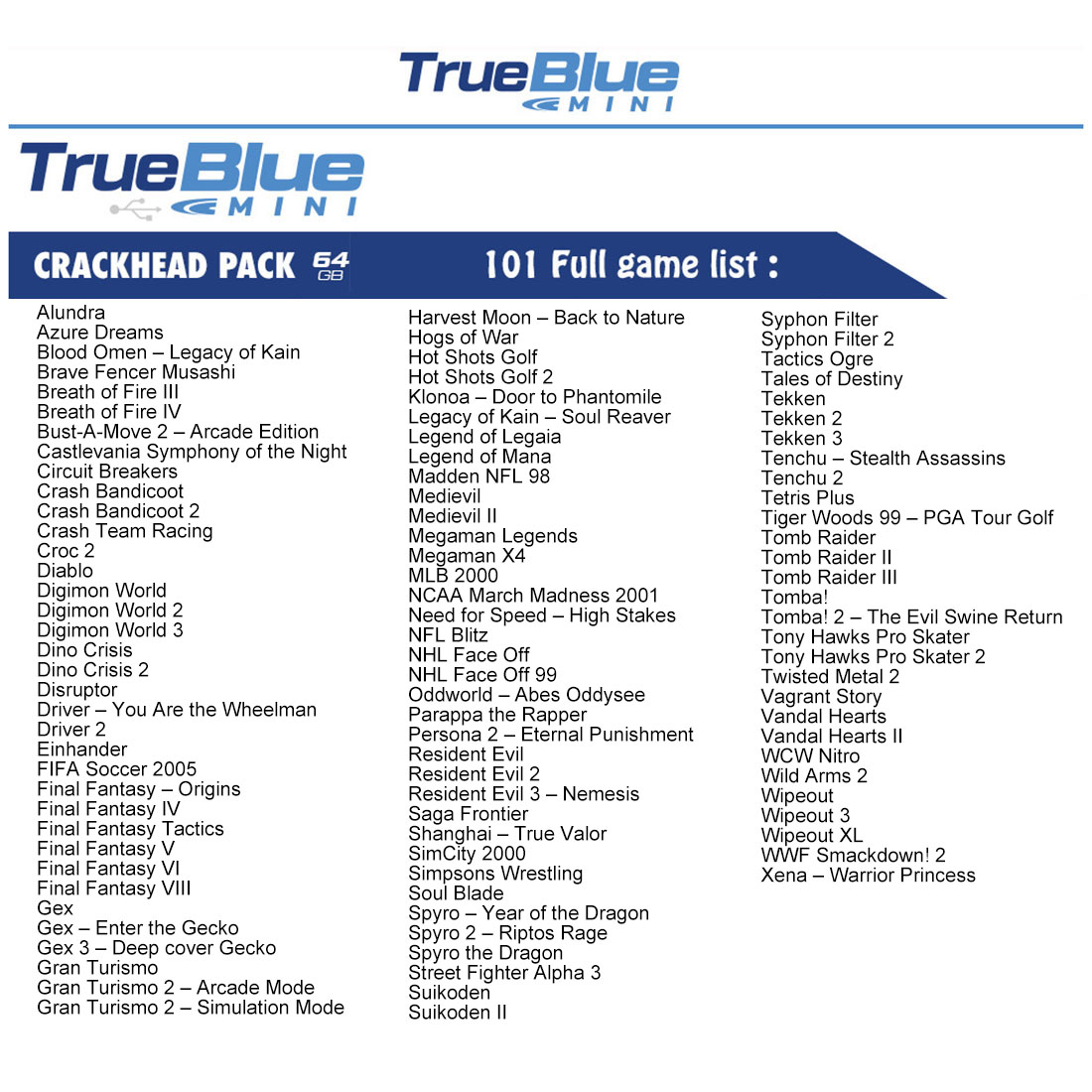 ps1 classic true blue