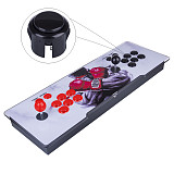 Pandora Box 9S 1388 Games LED Lighting Up Game Console (Red+Black Buttons)