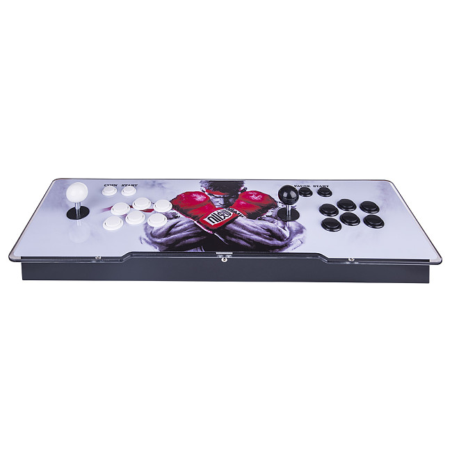 Pandora Box 9S 1388 Games LED Lighting Up Game Console (White+Black Buttons)