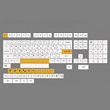 140pcs Honey Milk Keycaps Set PBT Dye-sub with Puller for 61/64/87/96/104 Keys GH60 /RK61 /Matrix /Joke Custom Gaming Mechanical Keyboard