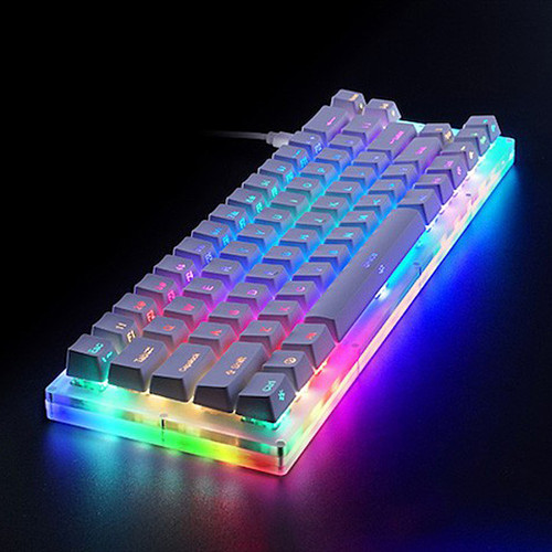 Womier 66 Keys RGB Backlit Hot Swappable 60% Gaming Mechanical Keyboard
