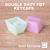 POM Jelly Keycaps 109-Key Doubleshot Translucent OEM Profile for DIY 60％/87 TKL/104/108 MX Switches Mechanical Keyboard