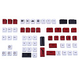 131pcs Pirate Style Keycaps Set OEM Profile PBT Dye-sub for 61/64/87/96/104 Keys Custom Gaming Mechanical Keyboard