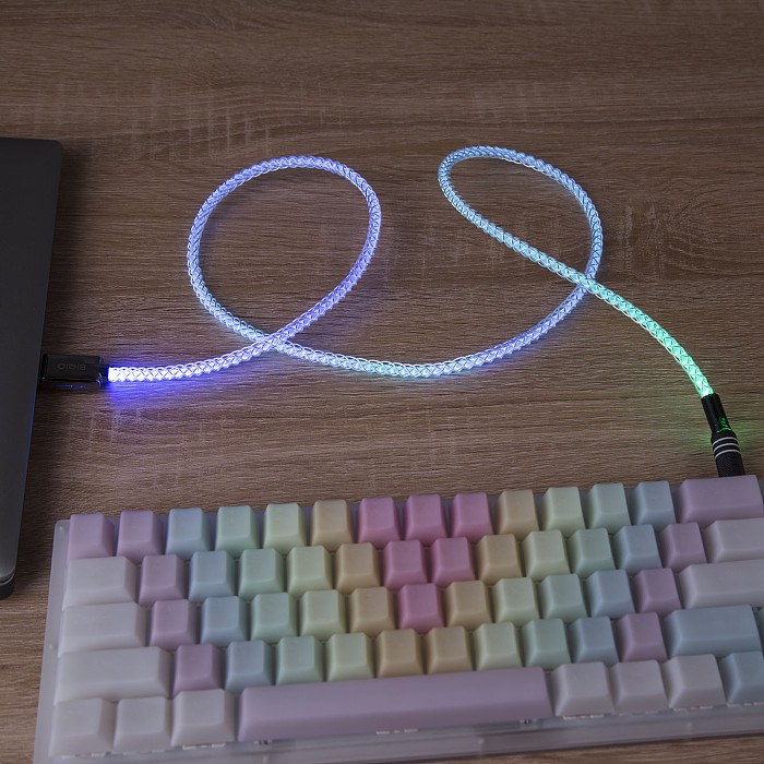 Keyboard Cable Usb C Coiled