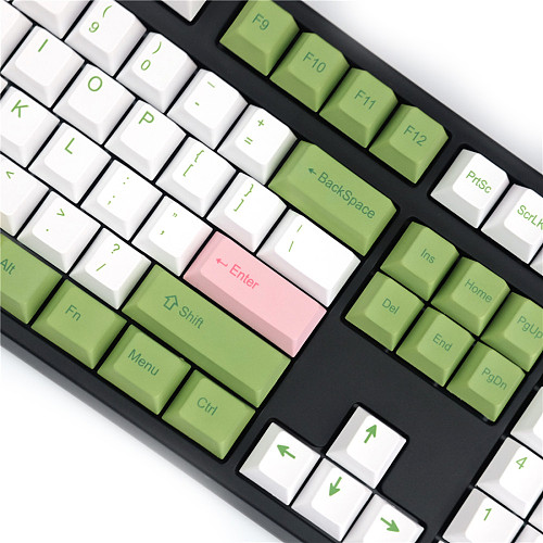 113pcs Mojito Style Keycaps Set Cherry Profile PBT Dye-sub for Gaming Mechanical Keyboard