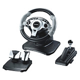 Vibration Racing Games Steering Wheel Pedals Kit Controller for PS4 /PS3 /XBOX 360 /XBOX ONE /ANDROID /SWT /PC