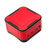 5000 Games Mini HD Game Box Portable Wireless Game Console with Black Red Wired Gamepads (64G)