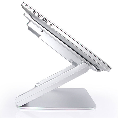 Laptop Cooling Pad Riser Multi-angle Adjustable Foldable Computer Stand with Cooling Fan