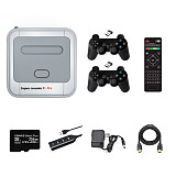 [41500 Games] Super Console X-PRO TV Plug & Play Video Game Console Retro System with 2pcs Wireless Controller - 128GB