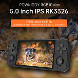 PowKiddy RGB10 MAX Handheld 5-Inch WiFi Retro Open Source Game Console with Built-in Games