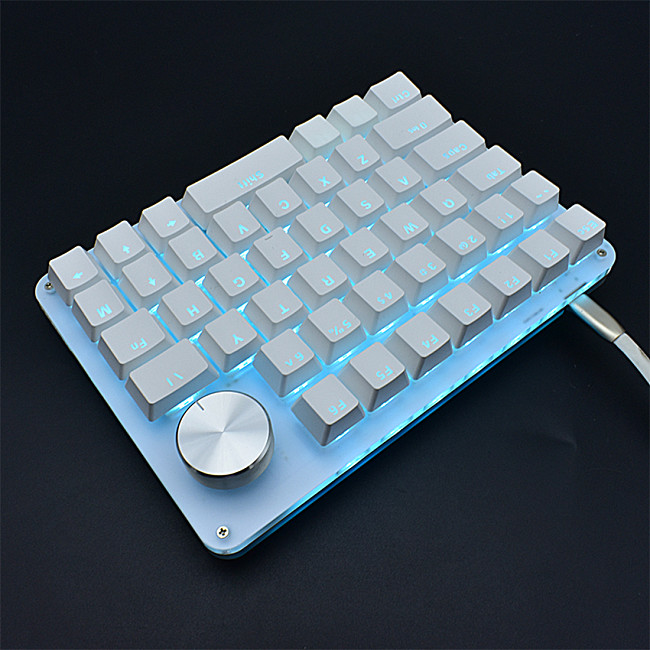G50 Portable One-Handed Knob Keyboard Macro Fully Programmable Mechanical Keyboard