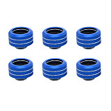 Computer Water Cooling 16MM Color Hard Tube Fitting 3 Sealing Ring Internal Thread Fixing (Support PETG/PMMA Hard Tube)