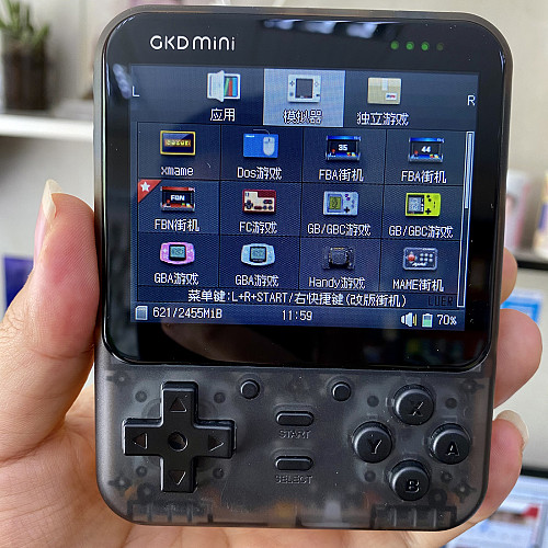 GameKiddy GKDmini 3000 Games Handheld 3.5 IPS Screen Retro Game Console (Plastic Version 32G)