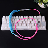 Keyboard Cable USB Type-C Coiled 1.1M Handmade with XLR Connector (Hobbyists Version)