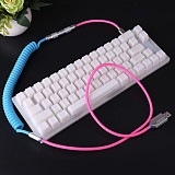Keyboard Cable USB Type-C Coiled 1.1M Handmade with XLR Connector (Hobbyists Version)
