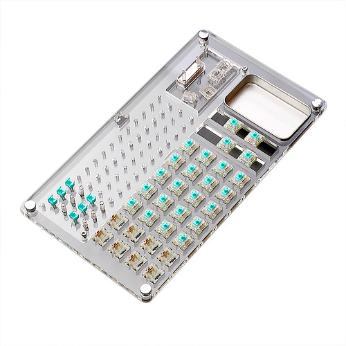 32 Switch Tester Switch Opener Acrylic Lube Station DIY Double-Deck Removal Platform Keycaps Puller for Custom Gateron Cherry Mechanical Keyboard - Type 1