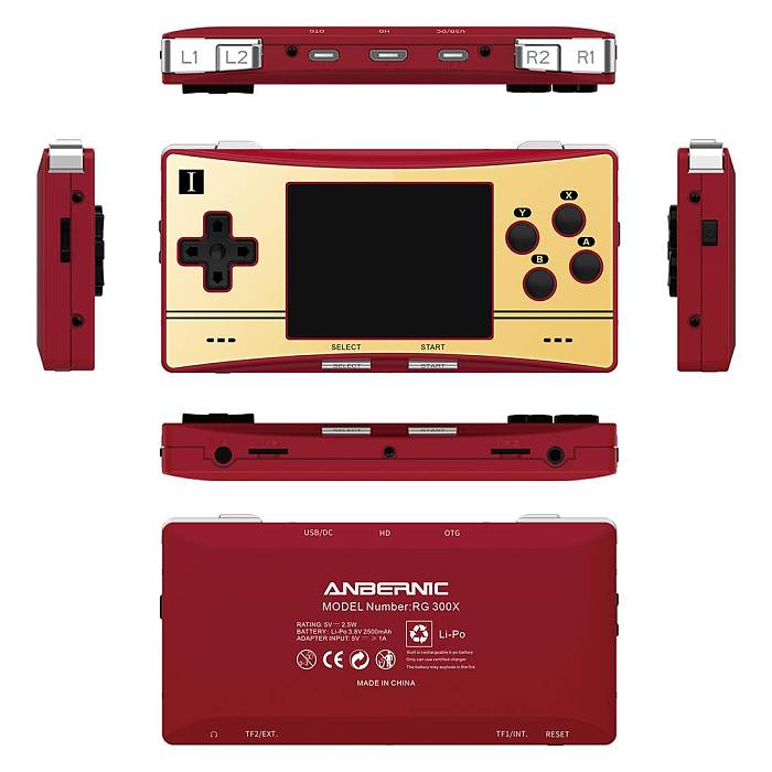Anbernic RG300X Handheld Game Console with Built-in Games