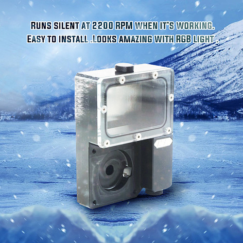 Ncase Iceman Cooler DDC Combo Res Ncase Reservoir Water Tank for Ncase Chasis M1 V4 V5 V6 (without Pump)