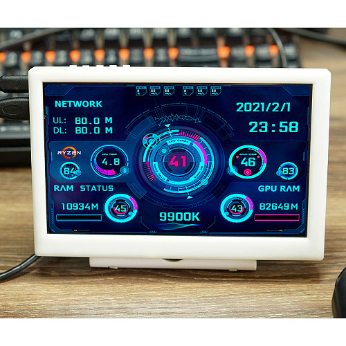 7-inch 1024 x 600 Portable Mini Computer Monitor Extended Display Screen