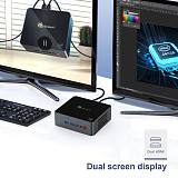 Mini Computer Host GKmini J4125 8G+128G Mini PC for Office & Gaming