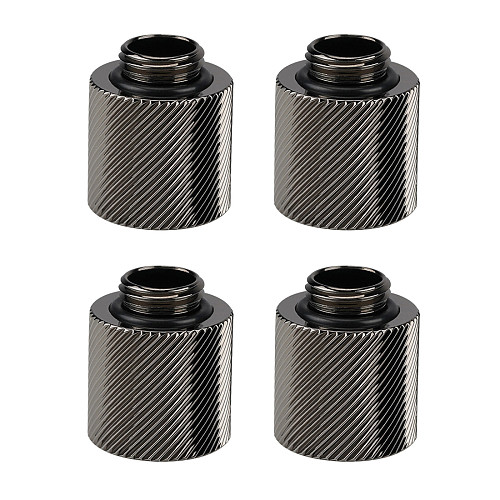 4pcs Split Type Water Cooling Accessories G1/4 20mm Male to Female Extender Fitting for Computer Host