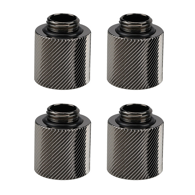 4pcs Split Type Water Cooling Accessories G1/4 20mm Male to Female Extender Fitting for Computer Host