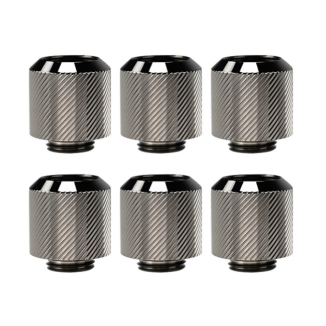 6pcs Split Type Water Cooling Fittings G1/4 14mm Hard Tube Fitting for Computer Host