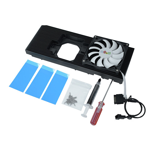 RTX3090 GPU Integrated Water Cooling DIY Modified Aluminum Radiator Video Memory Cooling 30° 360 Water Cooling Kit for RTX3090 3080 3080TI COLORFUL Vulcan neptune