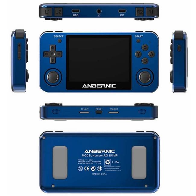 (USA Warehouse) Anbernic RG351MP 20000 Games Handheld Game Console Metal Version
