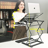 Adjustable Laptop Stand Ergonomic Laptop Holder Riser Portable Foldable Aluminum Notebook Stand for Elevated 10~15.6 Dell /HP /MacBook Air Pro /Lenovo /Chromebook