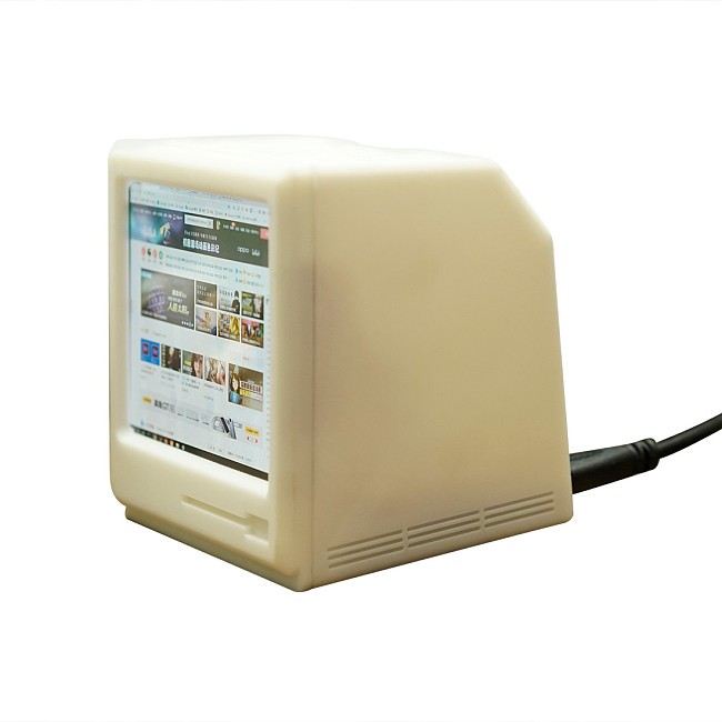 3.8-inch Computer External Monitor Retro Mini TV 1200*1080