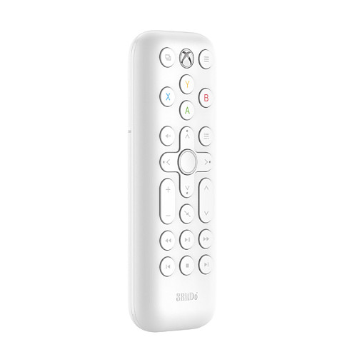 [Short White Version] 8BitDo Xbox Media Controller One Click Wakening the Host Backlit Button