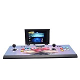 8520 Games 128GB Pandora Box with Monitor 10-inch Screen Clamshell Plug & Play Video Game Console WiFi Version