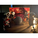 Industrial Metal Steampunk Robot Home Desktop Decoration Music Decoration Evey Han-Musicl School Student