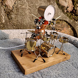 Industrial Metal Steampunk Drummer Miachel Robot Band