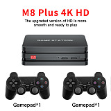 M8plus TV Game Box Double Handle HDMI Game Machine 10000 Games Simulator 2.4G Wireless