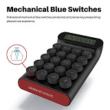 Button Calculator Mechanical Green Switch