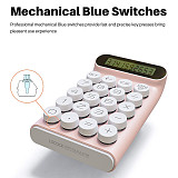 Button Calculator Mechanical Green Switch