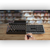 Steampunk Cherry Brown Switch Retro Mechanical Keyboard