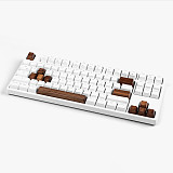 Keycaps Set OEM Height Black Walnut for Mechanical Keyboard