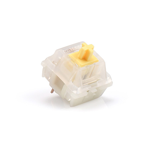 Gateron Milky Shell Five-Feet Yellow Switches Pro Mechanical Keyboard Switch Self-Lubricating Switches