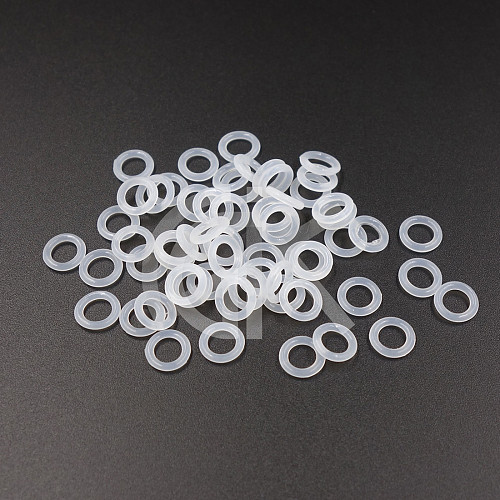 100PCS Mute Ring for Mechanical Keyboards Keycaps Rubber Ring Noise Reduction Ring Damping Silicone Rubber Ring