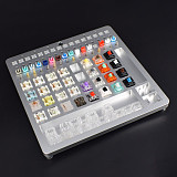 Lubricating Plate Mechanical Keyboard Customization DIY with Switch Opener Switch Tester Aluminum Alloy Silver