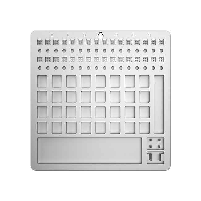 Lubricating Plate Mechanical Keyboard Customization DIY with Switch Opener Switch Tester Aluminum Alloy Silver