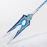 200cm Genshin Impact The Catch Raiden Shogun Baal Xiangling 4-star Weapon Cosplay Weapon Polearms Detachable Cosplay Props (Simple Version)