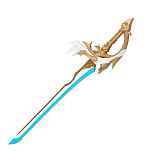 120cm Genshin Impact 2nd Ascension Phase Aquila Favonia Jean Kamisato Ayaka Bennett Keqing Albedo Xingqiu Qiqi Cosplay Weapon Swords Detachable Weapon Cosplay Outfit