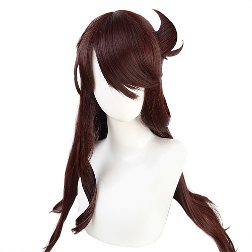 Genshin Impact Wig Anime Cosplay Wave Synthetic Bangs Fringe Hairstyle for Lonita Party